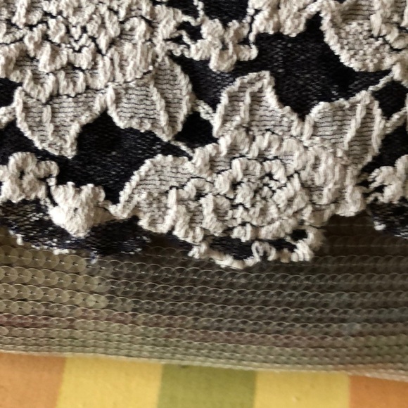 Free People KAS NY Skirt with Lace Overlay Sz Sm - Picture 6 of 8